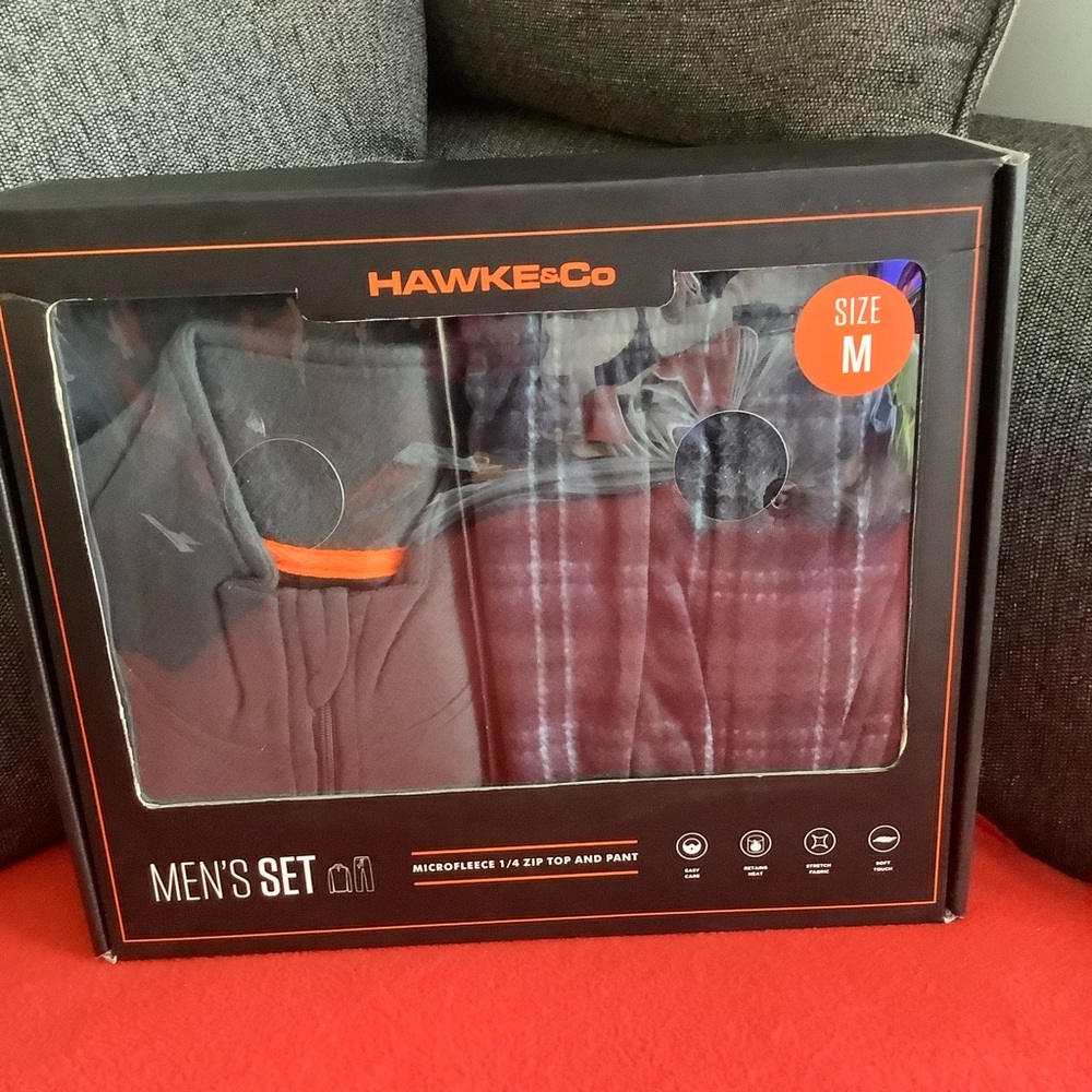 Hawke & Co. Microfleece Pajama 2-pieces Set Size M New